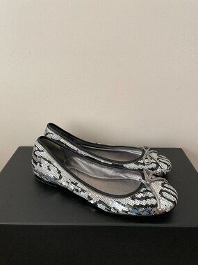 COACH Sequin Ballet Flats